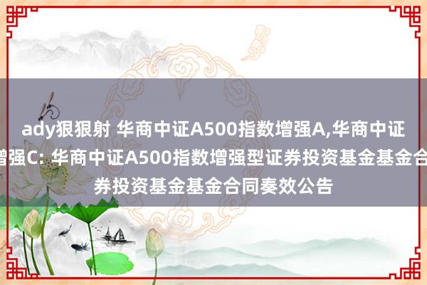 ady狠狠射 华商中证A500指数增强A,华商中证A500指数增强C: 华商中证A500指数增强型证券投资基金基金合同奏效公告