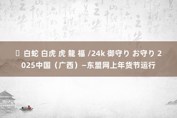 ✨白蛇 白虎 虎 龍 福 /24k 御守り お守り 2025中国（广西）—东盟网上年货节运行