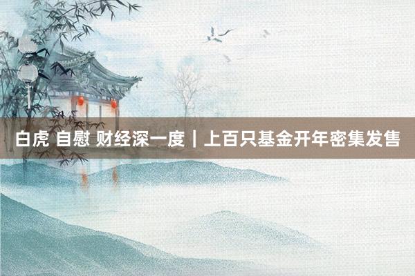 白虎 自慰 财经深一度｜上百只基金开年密集发售